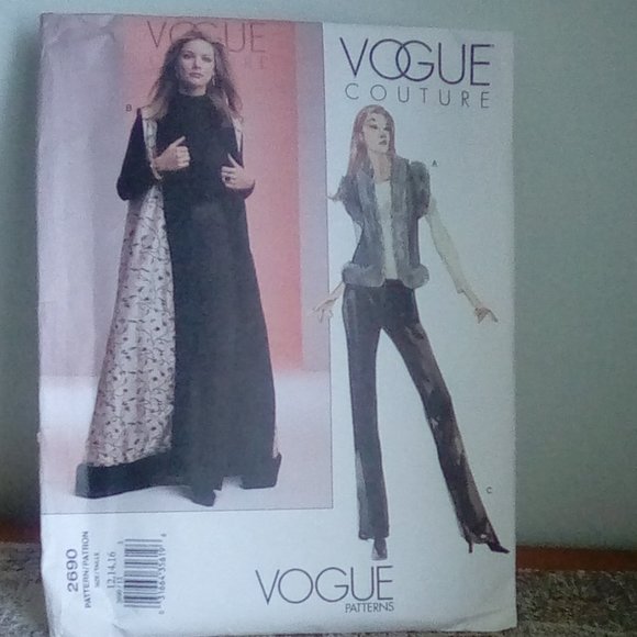 Vogue Pattern Other - Vintage Vogue#2690 Vest/Pants Sewing Pattern